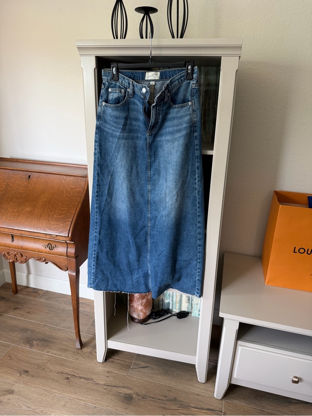Universal Thread Denim Maxi Skirt - Blue